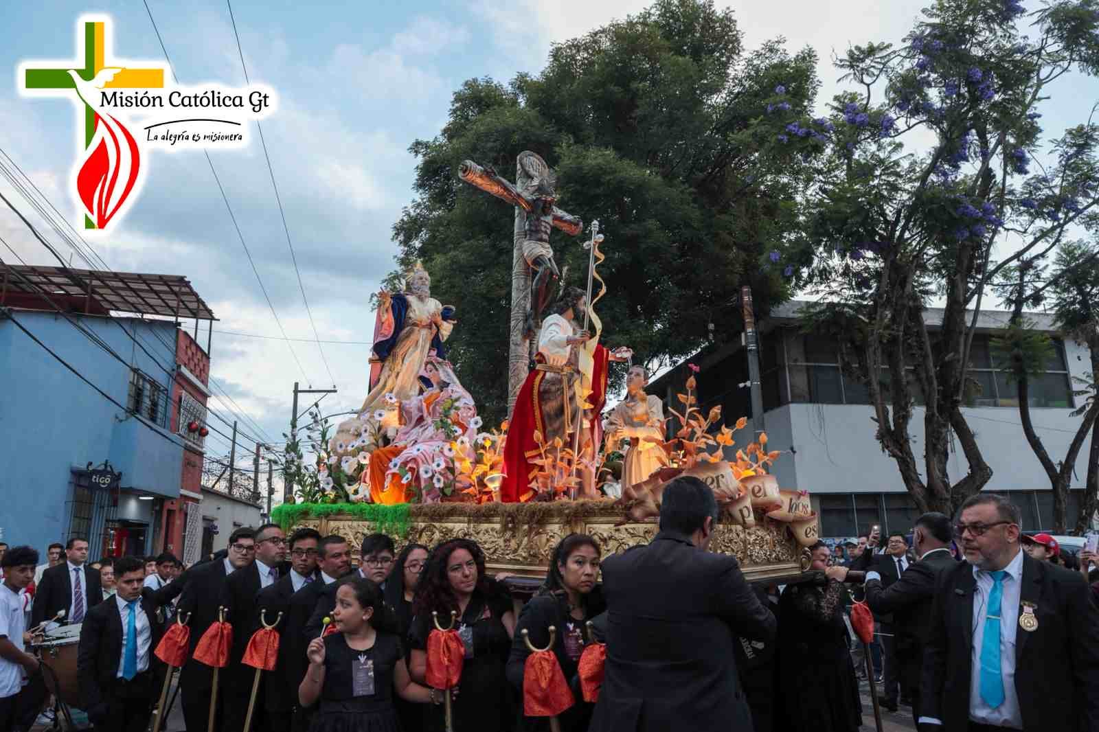 Solemne cortejo procesional del Cristo Negro del Santuario de Guadalupe