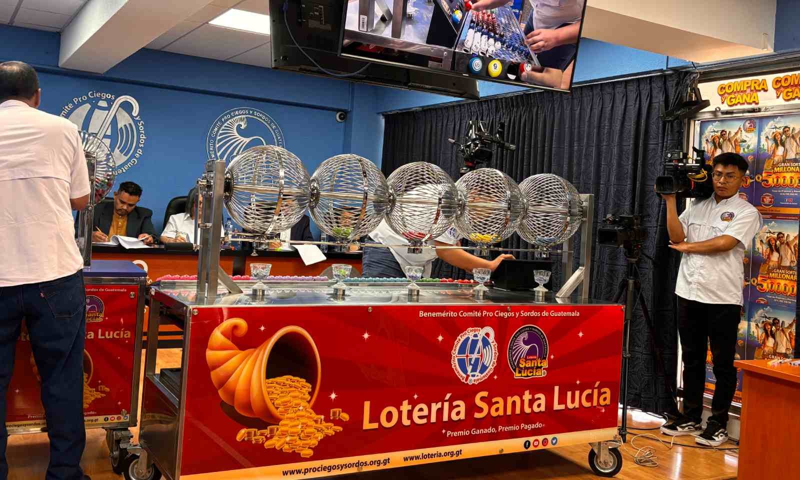 Lotería Santa Lucía realizó con éxito el Sorteo Extraordinario No. 413